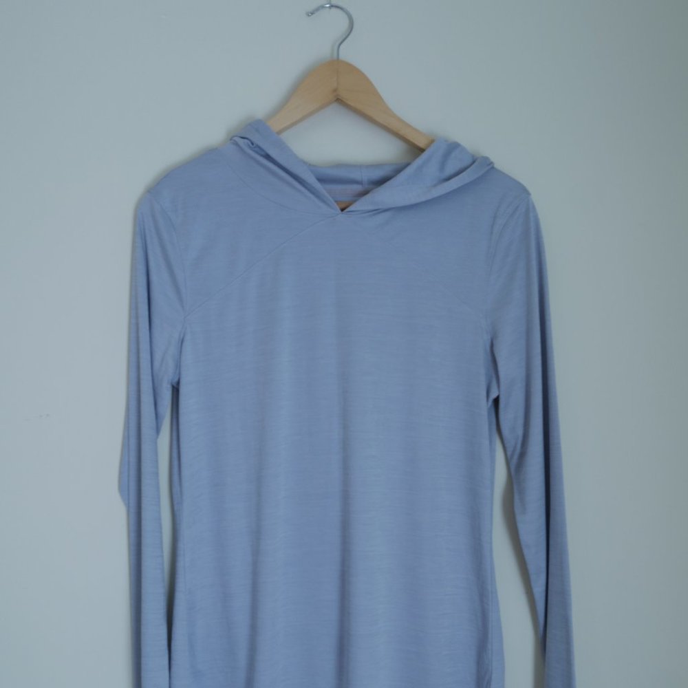 Work Out Long Sleeve Top with Hoodie